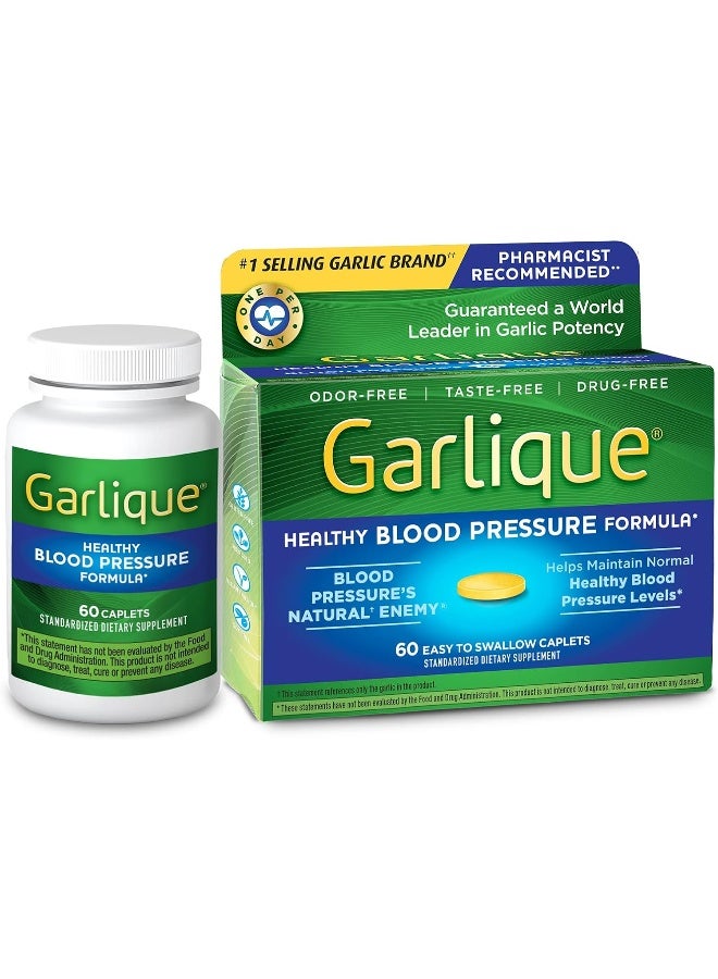 Garlique Healthy Blood Pressure Formula 60 ct (Pack of 1) - Image 2